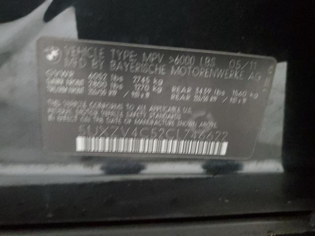 68645585 :رقم المزاد ، 5UXZV4C52CL746622 vin ، 2012 Bmw X5 مزاد بيع