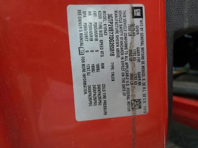 Aukcja sprzedaży 2013 Gmc Sierra K1500 Sle, vin: 3GTP2VE77DG265818, numer aukcji: 69641135