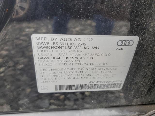 Продаж на аукціоні авто 2013 Audi Q5 Prestig, vin: WA1WGAFP2DA044205, номер лоту: 69132305