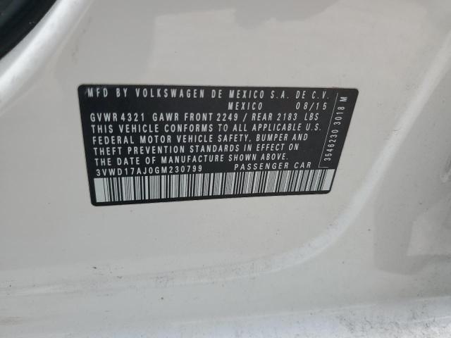Продаж на аукціоні авто 2016 Volkswagen Jetta Spor, vin: 3VWD17AJ0GM230799, номер лоту: 69543335