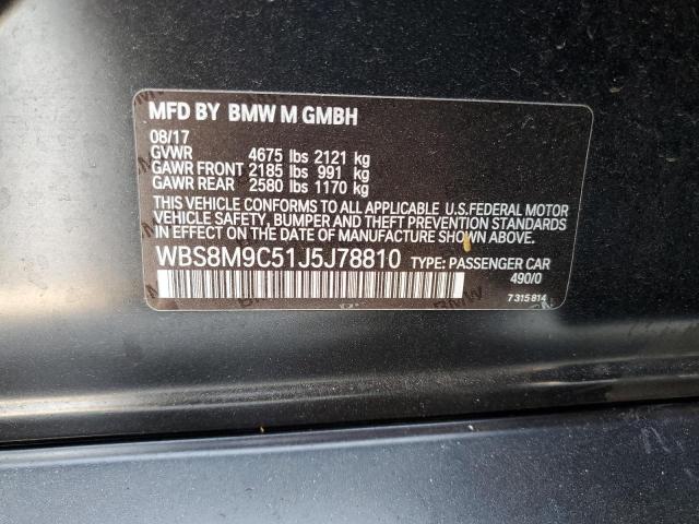 Auction sale of the 2018 Bmw M3, vin: WBS8M9C51J5J78810, lot number: 65277875