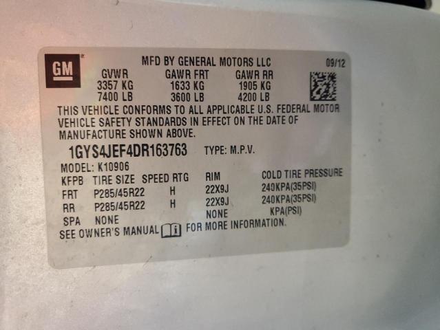 Продаж на аукціоні авто 2013 Cadillac Escalade, vin: 1GYS4JEF4DR163763, номер лоту: 69930295