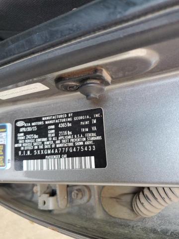 Продаж на аукціоні авто 2015 Kia Optima Lx, vin: 5XXGM4A77FG475433, номер лоту: 68848095