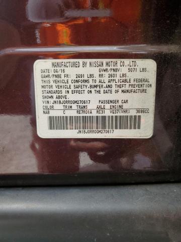 Aukcja sprzedaży 2016 Infiniti Qx50, vin: JN1BJ0RR0GM270617, numer aukcji: 68789345