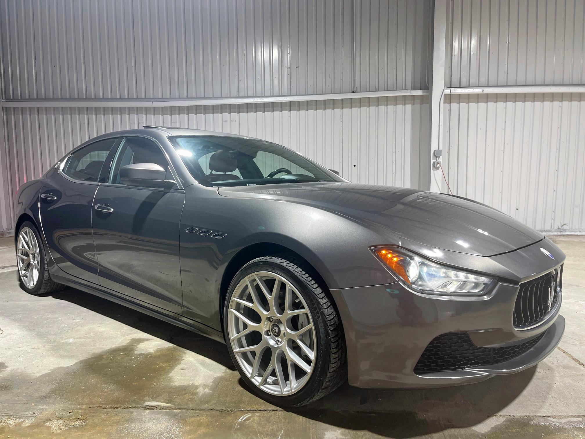 2017 Maserati Ghibli მანქანა იყიდება აუქციონზე, vin: ZAM57XSA9H1206127, აუქციონის ნომერი: 68227365