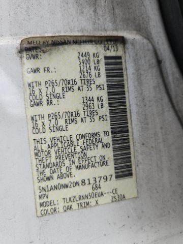 Продажа на аукционе авто 2013 Nissan Xterra, vin: 5N1AN0NW2DN813797, номер лота: 69552125