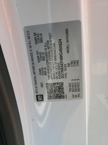 68552505 :رقم المزاد ، 3GTN9AEF6MG450624 vin ، 2021 Gmc Sierra K1500 مزاد بيع