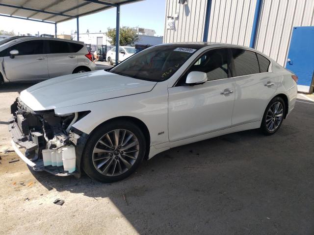 70642005 :رقم المزاد ، JN1EV7AR5JM440113 vin ، 2018 Infiniti Q50 Luxe مزاد بيع
