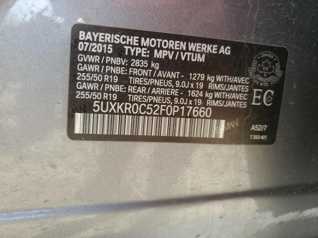 Aukcja sprzedaży 2015 Bmw X5 Xdrive3, vin: 5UXKR0C52F0P17660, numer aukcji: 69057925