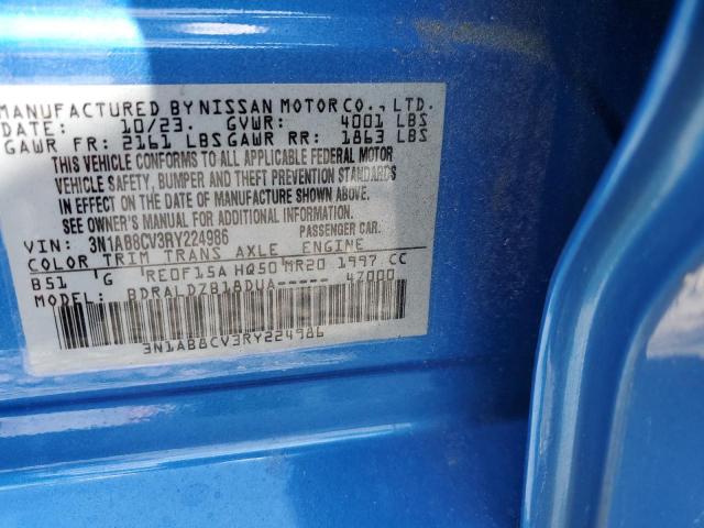 Aukcja sprzedaży 2024 Nissan Sentra Sv, vin: 3N1AB8CV3RY224986, numer aukcji: 68268675
