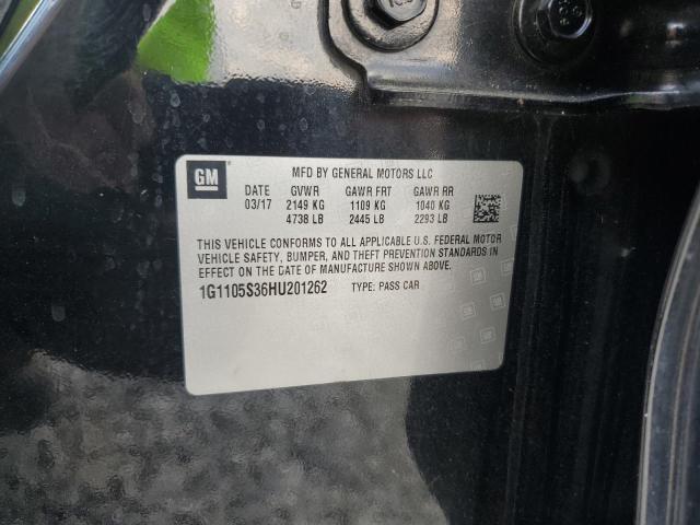 Продаж на аукціоні авто 2017 Chevrolet Impala Lt, vin: 1G1105S36HU201262, номер лоту: 68696135
