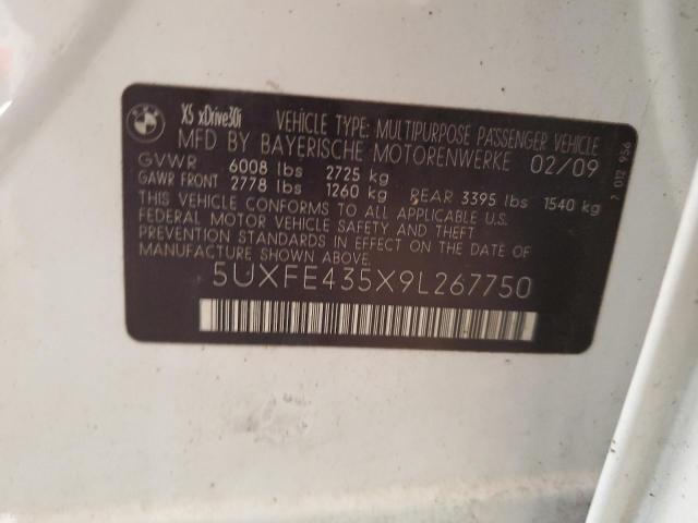 Продаж на аукціоні авто 2009 Bmw X5, vin: 5UXFE435X9L267750, номер лоту: 69409215