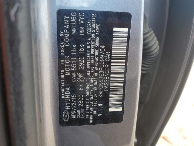 Aukcja sprzedaży 2015 Hyundai Genesis 3., vin: KMHGN4JE3FU099704, numer aukcji: 69070335