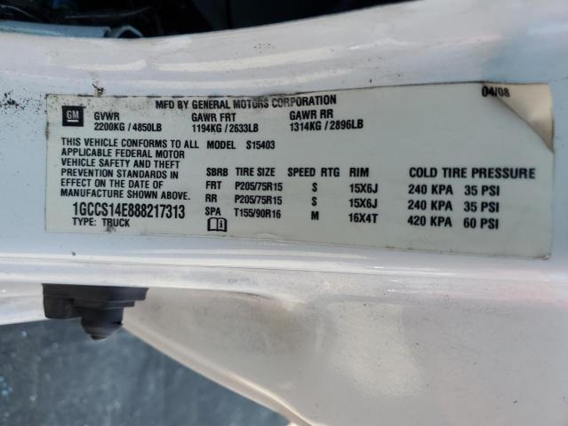 67644265 :رقم المزاد ، 1GCCS14E888217313 vin ، 2008 Chevrolet Colorado مزاد بيع