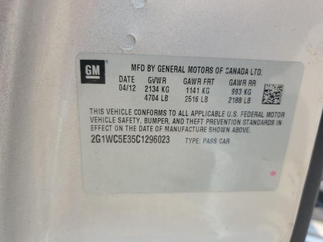 69483455 :رقم المزاد ، 2G1WC5E35C1296023 vin ، 2012 Chevrolet Impala مزاد بيع
