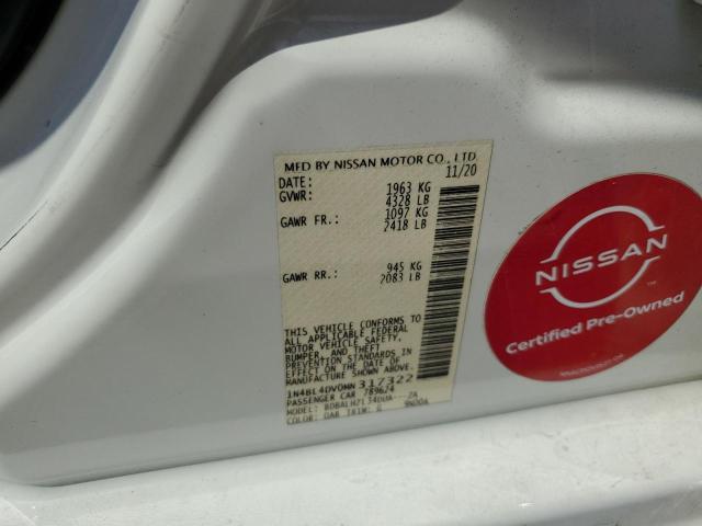 Aukcja sprzedaży 2021 Nissan Altima, vin: 1N4BL4DV0MN317322, numer aukcji: 67345605