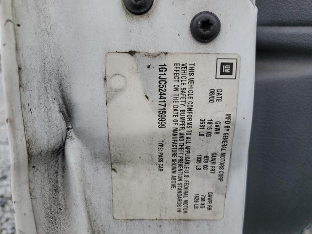 Aukcja sprzedaży 2001 Chevrolet Cavalier, vin: 1G1JC524417159999, numer aukcji: 68654615