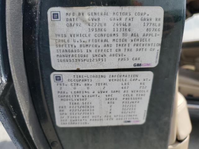 69704495 :رقم المزاد ، 1G6VS3395PU125951 vin ، 1993 Cadillac Allante مزاد بيع