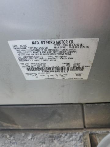 2018 Ford Taurus Se მანქანა იყიდება აუქციონზე, vin: 1FAHP2D82JG125476, აუქციონის ნომერი: 67037035