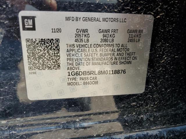 Aukcja sprzedaży 2021 Cadillac Ct4 Premiu, vin: 1G6DB5RL8M0118876, numer aukcji: 70565195