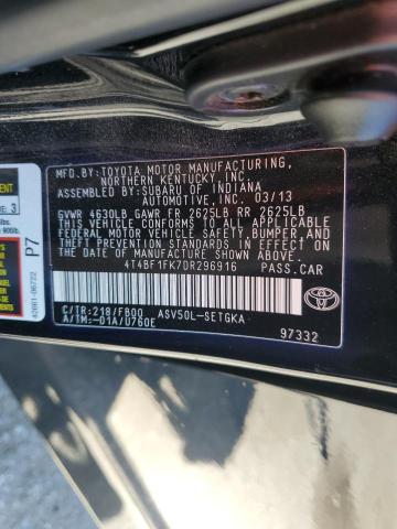 Продажа на аукционе авто 2013 Toyota Camry L, vin: 4T4BF1FK7DR296916, номер лота: 67252245