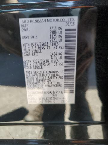 67819045 :رقم المزاد ، 5N1DR2MN7JC666776 vin ، 2018 Nissan Pathfinder S مزاد بيع