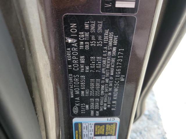 Aukcja sprzedaży 2016 Kia Sedona Ex, vin: KNDMC5C1XG6173171, numer aukcji: 69427795