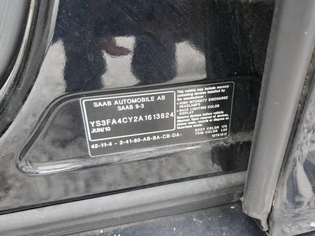 Aukcja sprzedaży 2010 Saab 9-3, vin: YS3FA4CY2A1613824, numer aukcji: 68627395