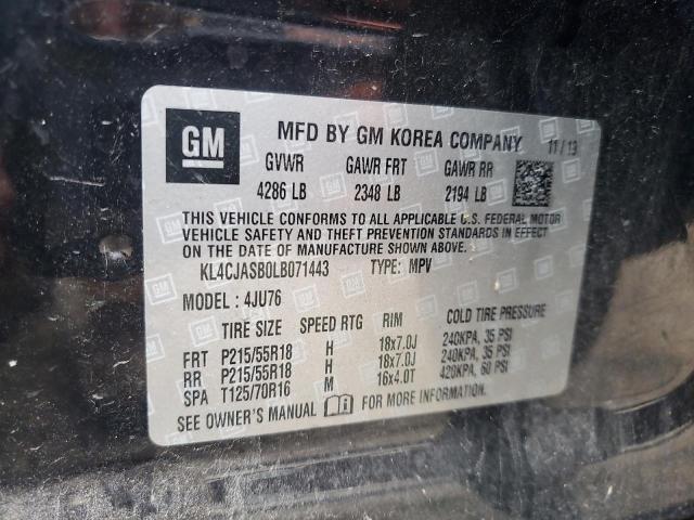 Aukcja sprzedaży 2020 Buick Encore Pre, vin: KL4CJASB0LB071443, numer aukcji: 69276975