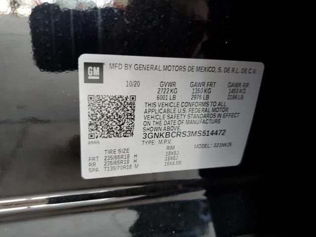 Продаж на аукціоні авто 2021 Chevrolet Blazer 2lt, vin: 3GNKBCRS3MS514472, номер лоту: 77661905