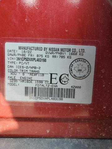 2023 Nissan Kicks Sr მანქანა იყიდება აუქციონზე, vin: 3N1CP5DVXPL483198, აუქციონის ნომერი: 65725965