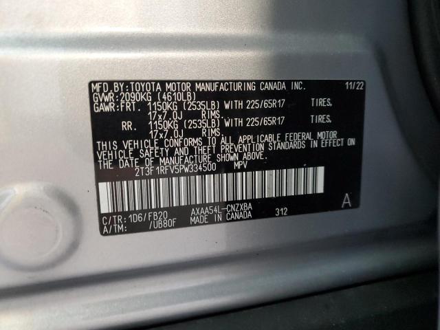 Продажа на аукционе авто 2023 Toyota Rav4 Le, vin: 2T3F1RFV5PW334500, номер лота: 70007615