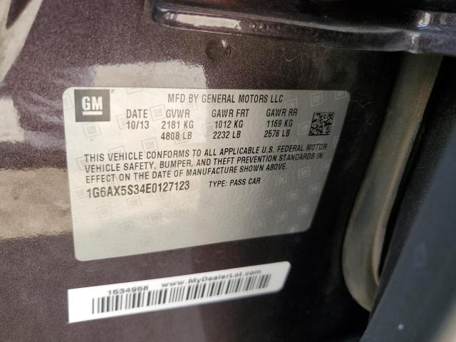 Продажа на аукционе авто 2014 Cadillac Cts, vin: 1G6AX5S34E0127123, номер лота: 69400055