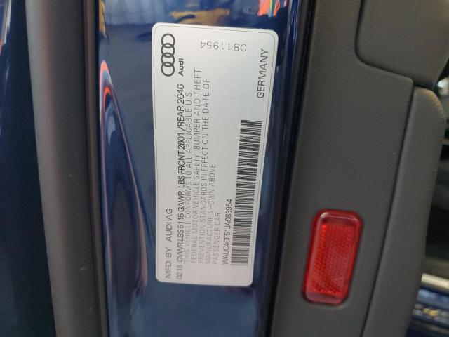 Продаж на аукціоні авто 2018 Audi S5 Prestige, vin: WAUC4CF51JA083954, номер лоту: 68954685