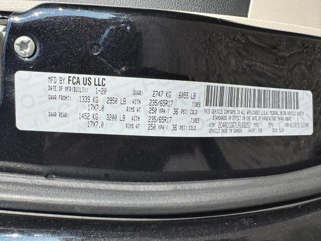 Продаж на аукціоні авто 2020 Chrysler Voyager Lxi, vin: 2C4RC1DG7LR163251, номер лоту: 70291115