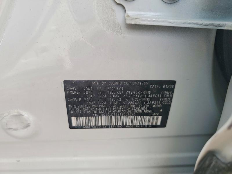 64765976 :رقم المزاد ، 4S4SLDT68T3054670 vin ، 2026 Subaru Forester مزاد بيع