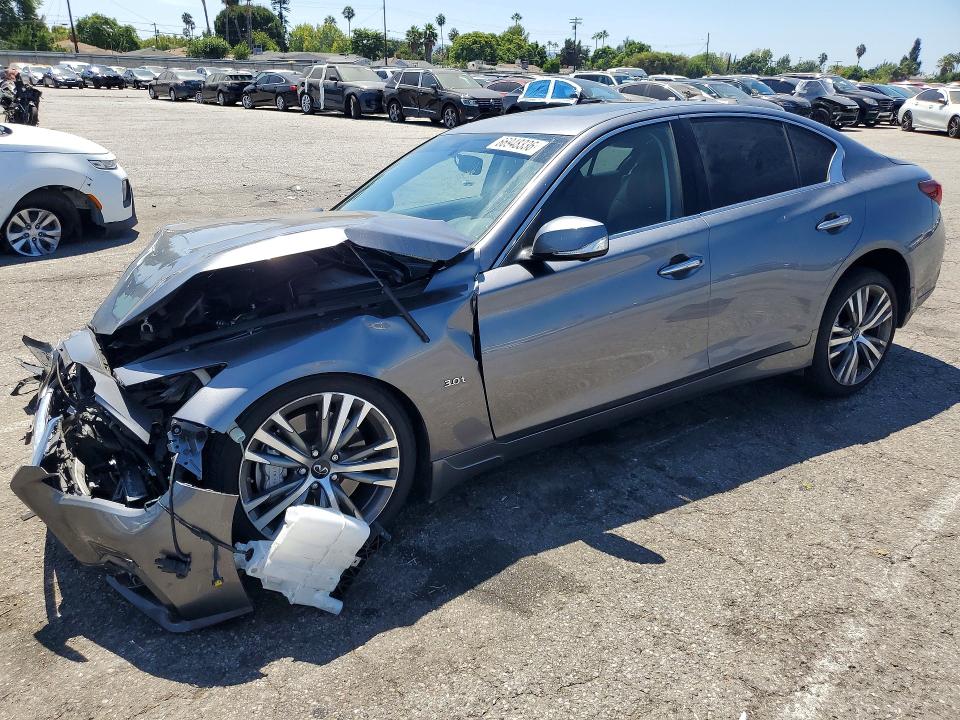 2020 Infiniti Q50 მანქანა იყიდება აუქციონზე, vin: JN1EV7AP4LM202433, აუქციონის ნომერი: 66948336