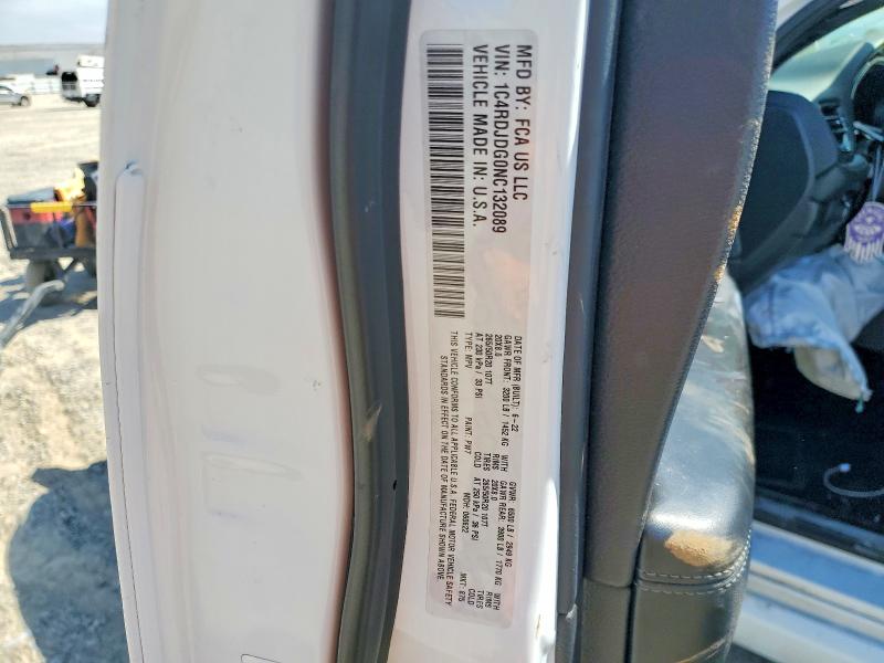 66052286 :رقم المزاد ، 1C4RDJDG0NC132089 vin ، 2022 Dodge Durango مزاد بيع