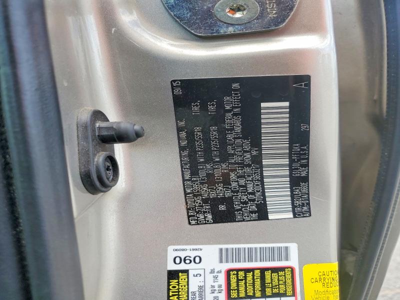 2015 Toyota Sienna მანქანა იყიდება აუქციონზე, vin: 5TDYK3DCXFS653217, აუქციონის ნომერი: 63739636