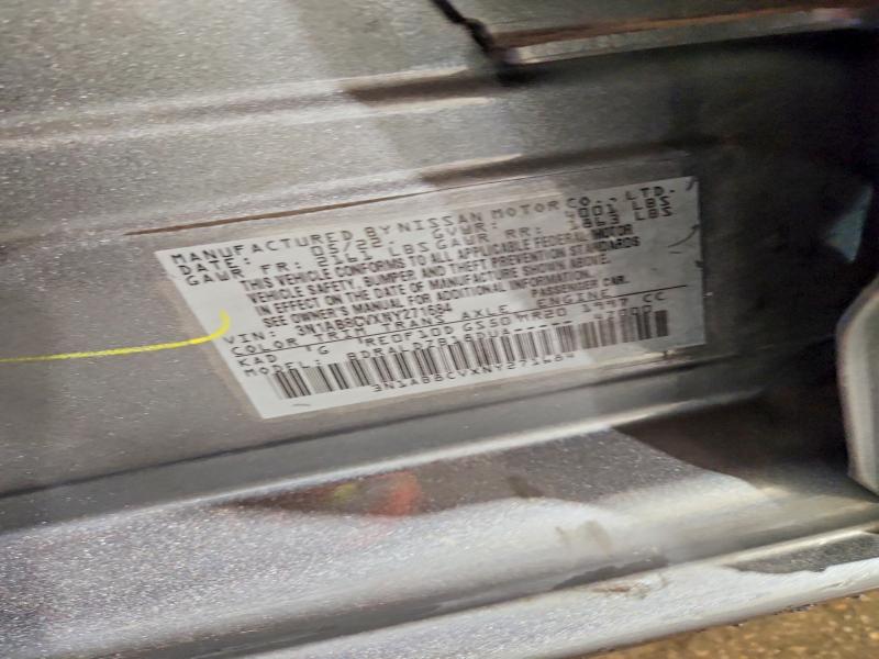 61450366 :رقم المزاد ، 3N1AB8CVXNY271684 vin ، 2022 Nissan Sentra مزاد بيع