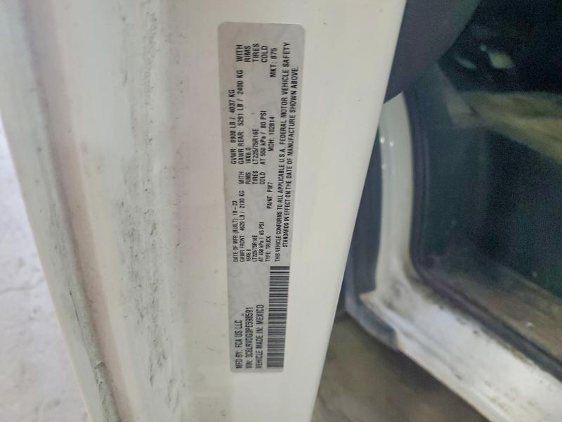 Auction sale of the 2023 Ram Promaster 2500, vin: 3C6LRVDG0PE598591, lot number: 64799346