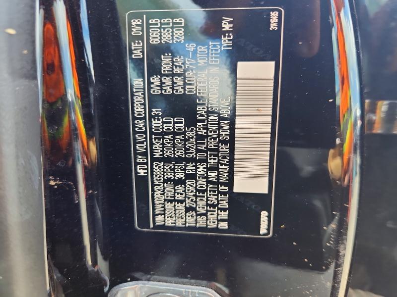 Продаж на аукціоні авто 2018 Volvo Xc90, vin: YV4102PK8J1358852, номер лоту: 63512116