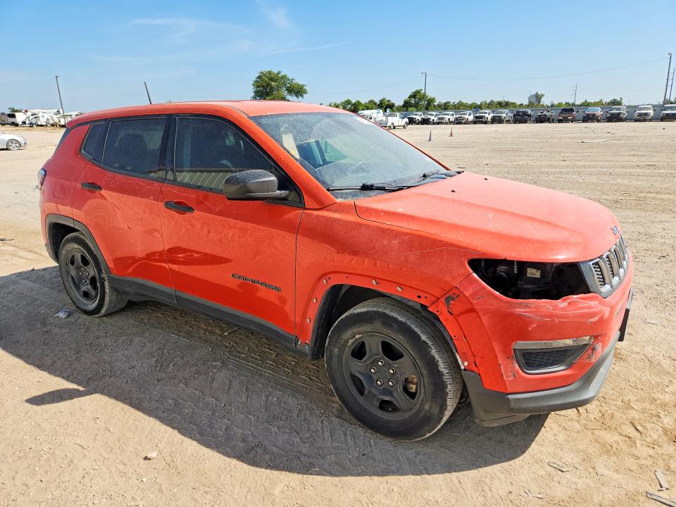 Продаж на аукціоні авто 2018 Jeep Compass, vin: 3C4NJCAB8JT106964, номер лоту: 66120666