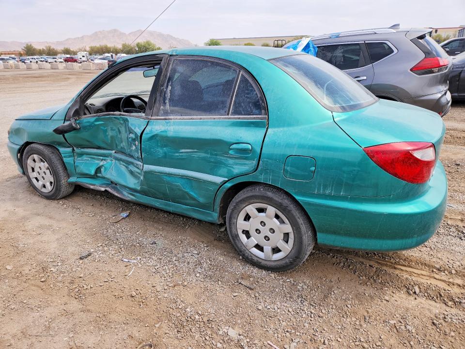 61589286 :رقم المزاد ، KNADC123626179843 vin ، 2002 Kia Rio مزاد بيع