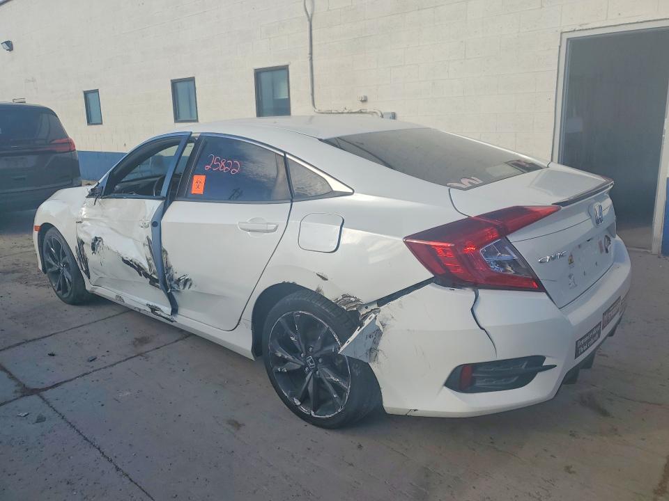 66109796 :رقم المزاد ، 19XFC2F87KE005071 vin ، 2019 Honda Civic مزاد بيع