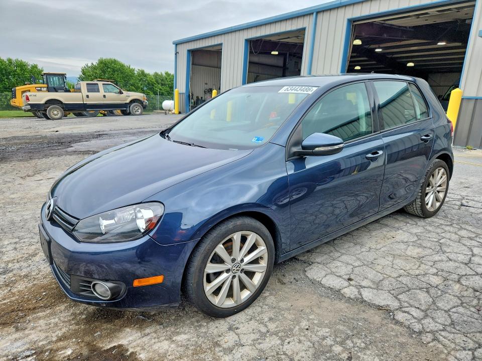2013 Volkswagen Golf მანქანა იყიდება აუქციონზე, vin: WVWNM7AJ6DW014384, აუქციონის ნომერი: 63443486