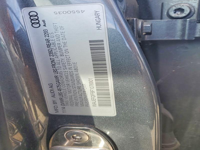 66297636 :رقم المزاد ، WAUEFGFF8F1076901 vin ، 2015 Audi A3 مزاد بيع
