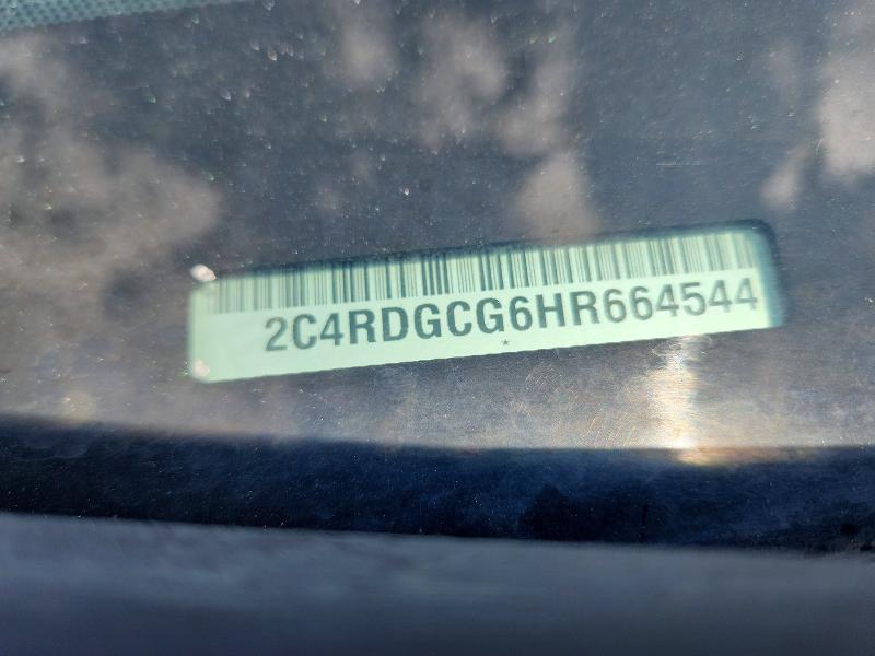 65329476 :رقم المزاد ، 2C4RDGCG6HR664544 vin ، 2017 Dodge Grand Caravan مزاد بيع