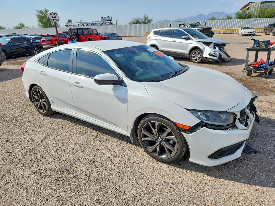 64611296 :رقم المزاد ، 2HGFC2F82KH503703 vin ، 2019 Honda Civic مزاد بيع