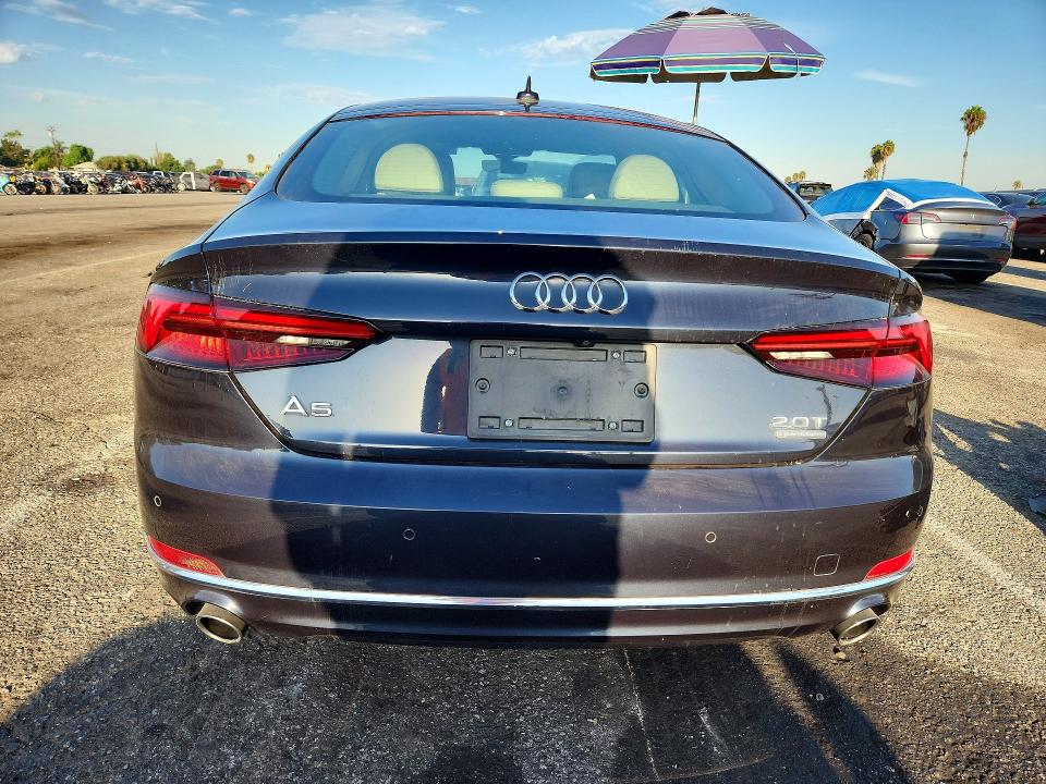 2018 Audi A5 მანქანა იყიდება აუქციონზე, vin: WAUBNCF55JA085344, აუქციონის ნომერი: 66084446